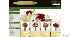 Desktop Screenshot of olivebranchflorist.net